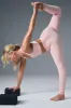 Airbrush High-Waist Heart Throb Legging - Ballet Pink/White sold by Alo Yoga