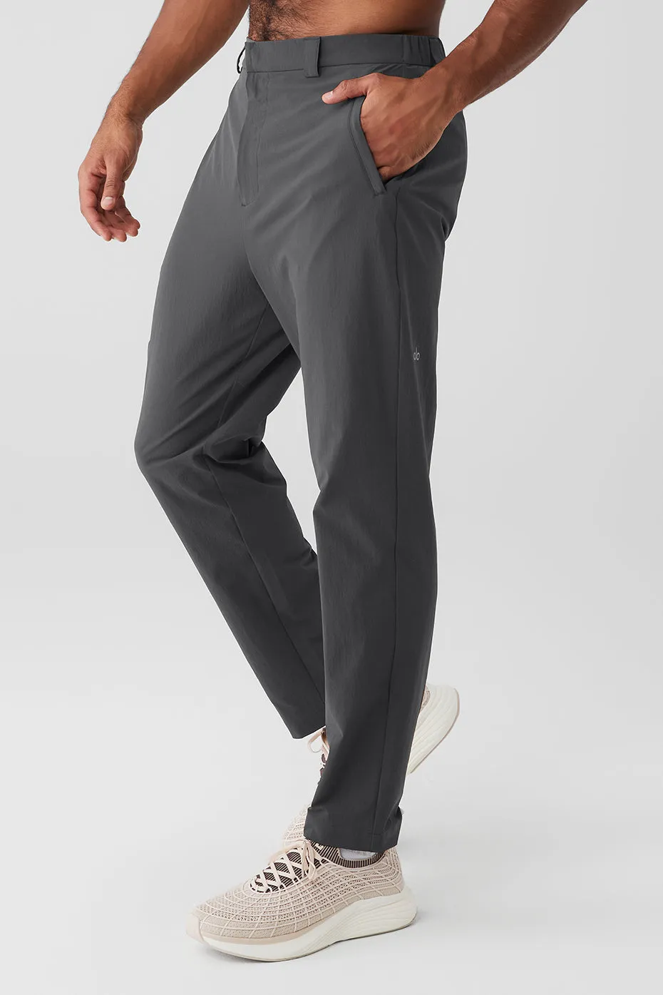 Co-Op Cropped Tech Trouser - Anthracite sold by Alo Yoga product image thumbnail 3