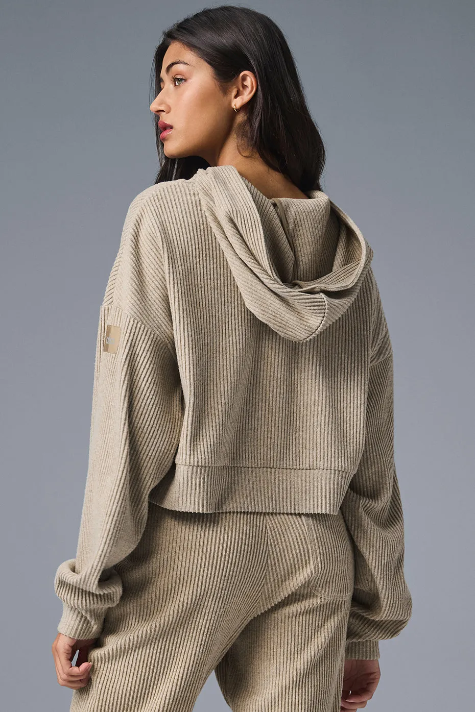 Muse Hoodie - Gravel Heather sold by Alo Yoga product image thumbnail 2