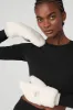 Faux Fur Mittens - Ivory sold by Alo Yoga
