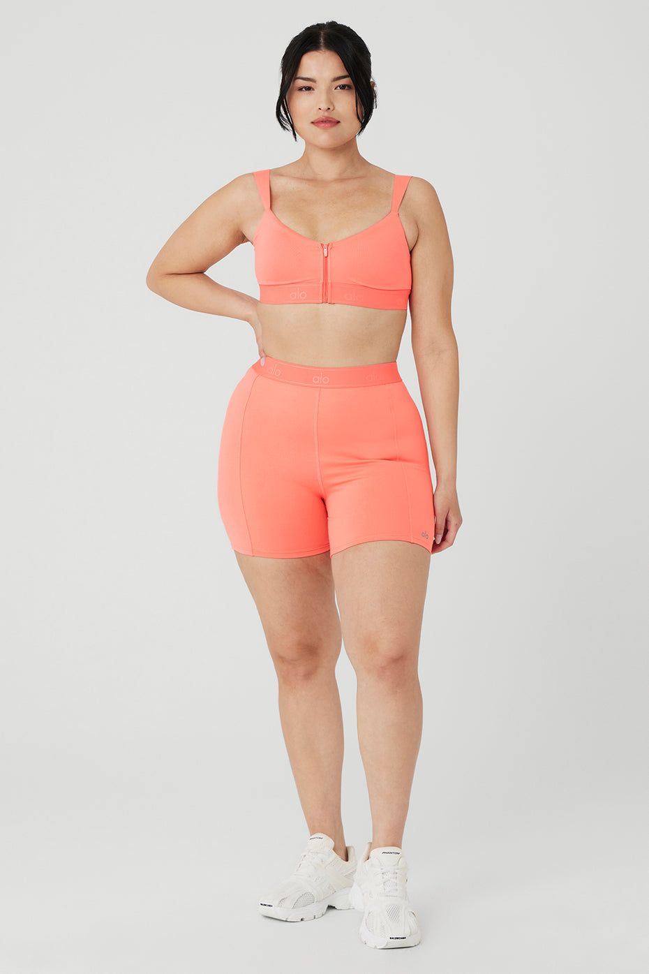 Alosoft Molded Showcase Bra & 4" Alosoft Showcase Short Set sold by Alo Yoga product image thumbnail 9