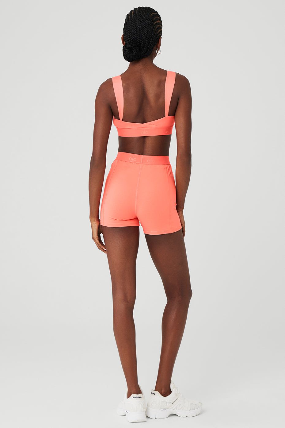 Alosoft Molded Showcase Bra & 4" Alosoft Showcase Short Set sold by Alo Yoga product image thumbnail 6