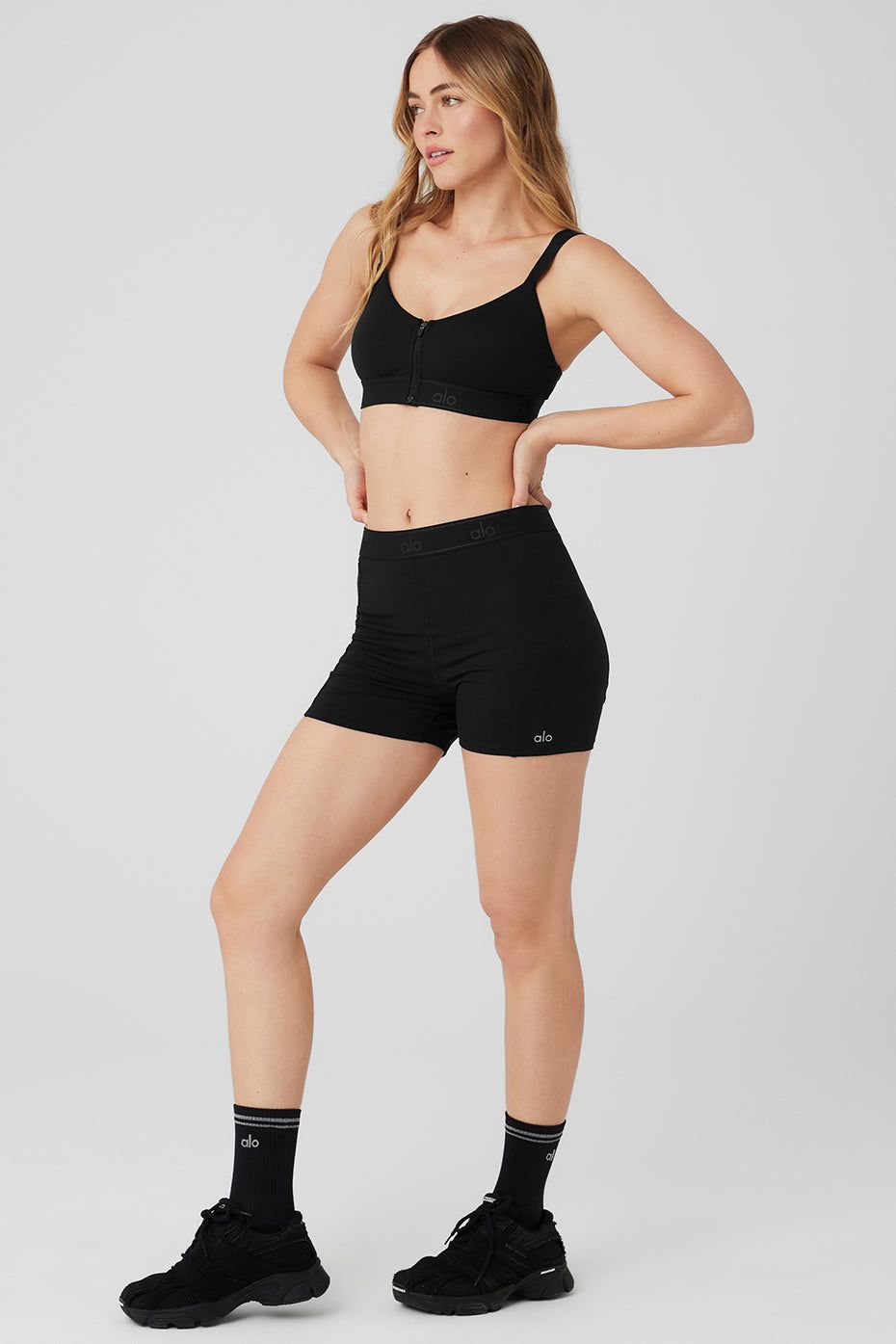 Alosoft Molded Showcase Bra & 4" Alosoft Showcase Short Set sold by Alo Yoga product image thumbnail 3