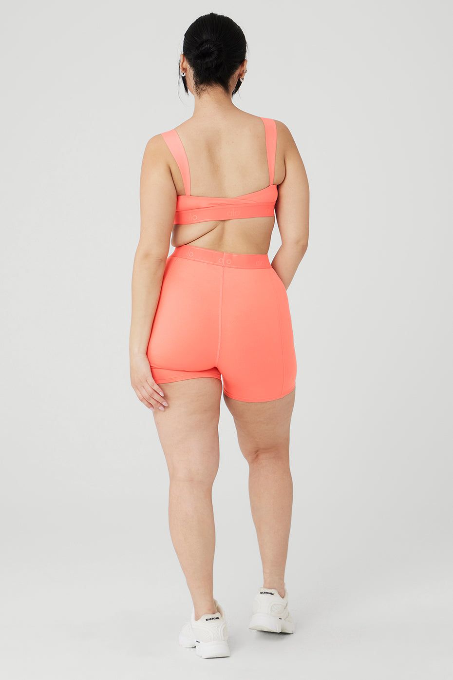 Alosoft Molded Showcase Bra & 4" Alosoft Showcase Short Set sold by Alo Yoga product image thumbnail 10