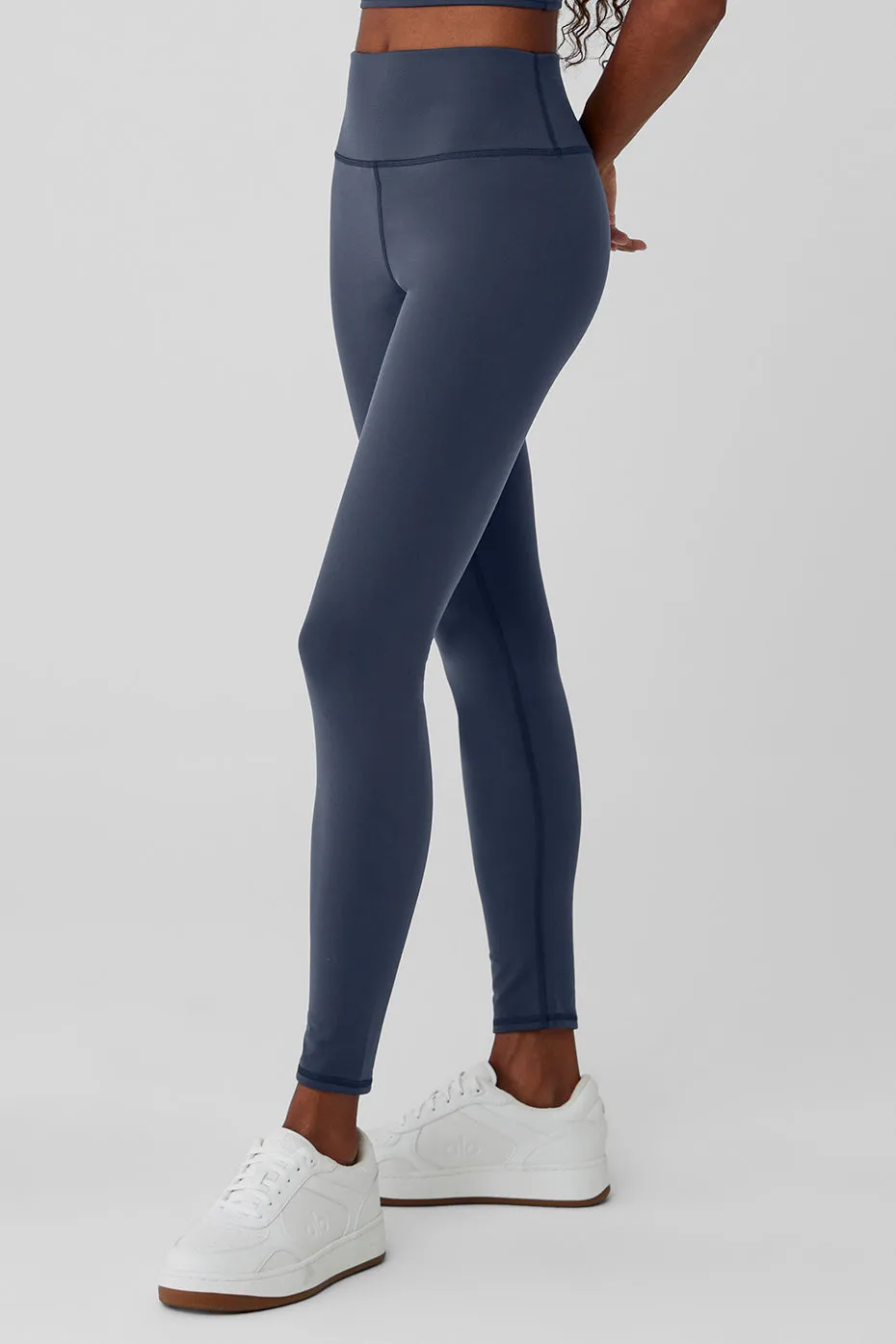 Airbrush Winter Warm High-Waist Nocturne Legging - Navy sold by Alo Yoga product image thumbnail 3