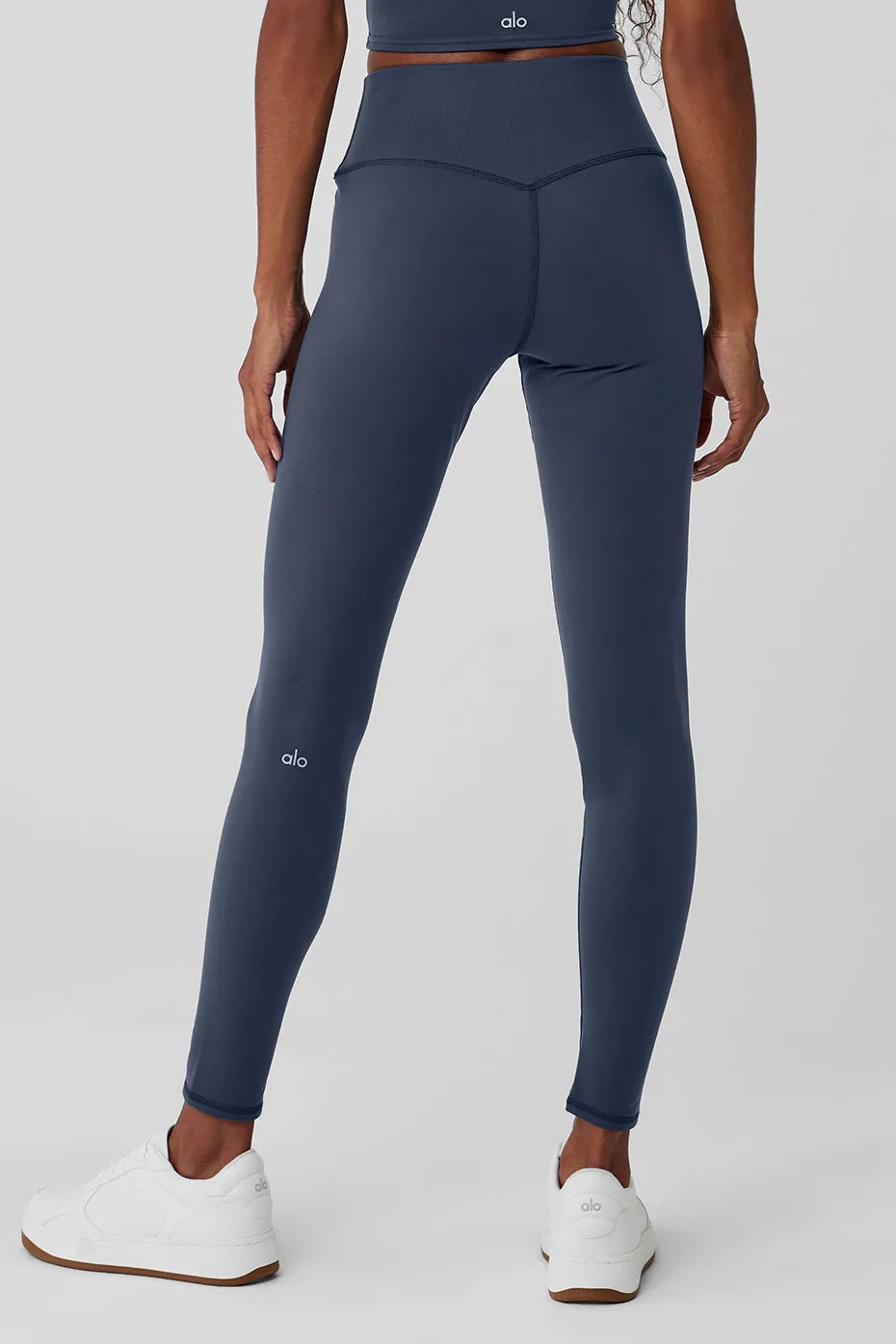 Airbrush Winter Warm High-Waist Nocturne Legging - Navy sold by Alo Yoga product image thumbnail 4