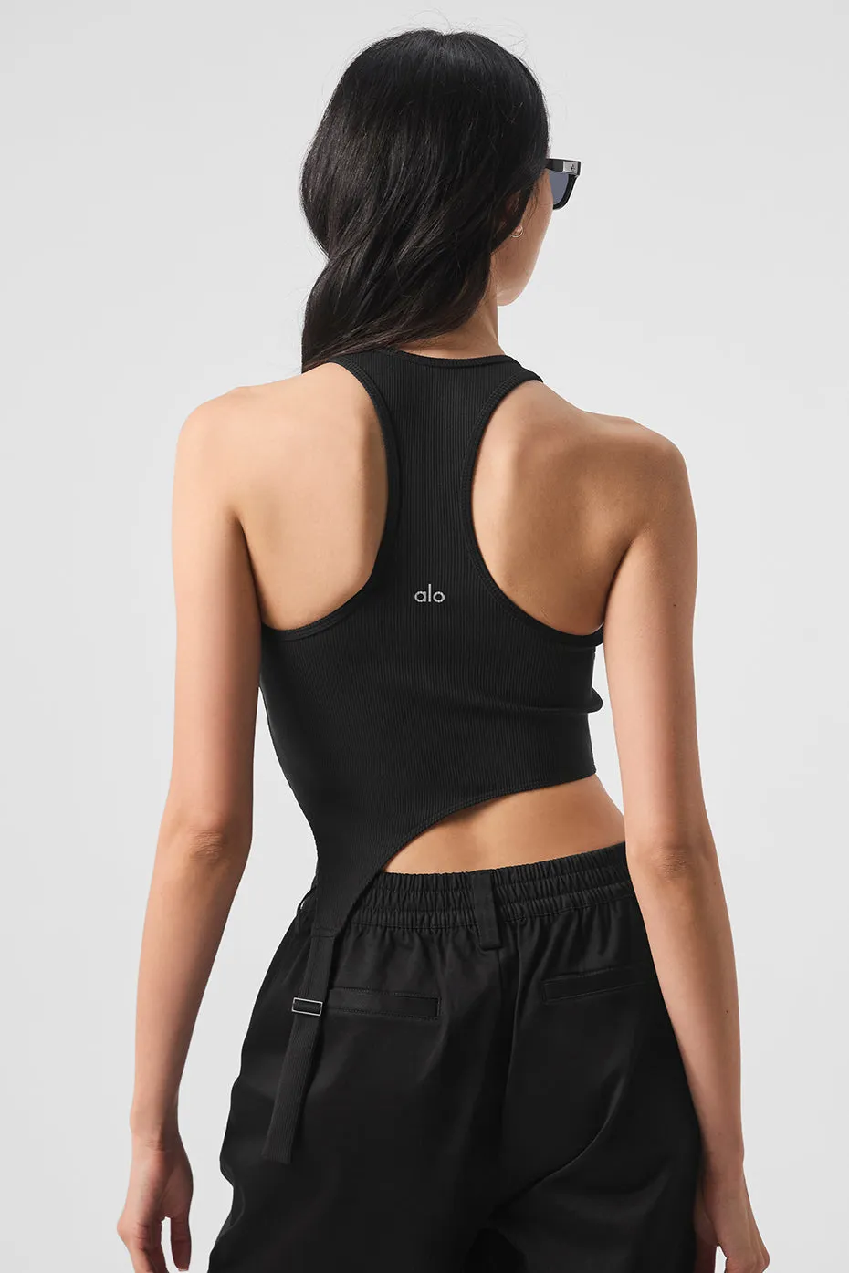 Alosoft Ribbed Revelation Tank - Black sold by Alo Yoga product image thumbnail 2