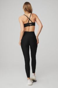 Airlift Intrigue Bra & 7/8 High-Waist Airlift Legging Set - Black sold by Alo Yoga