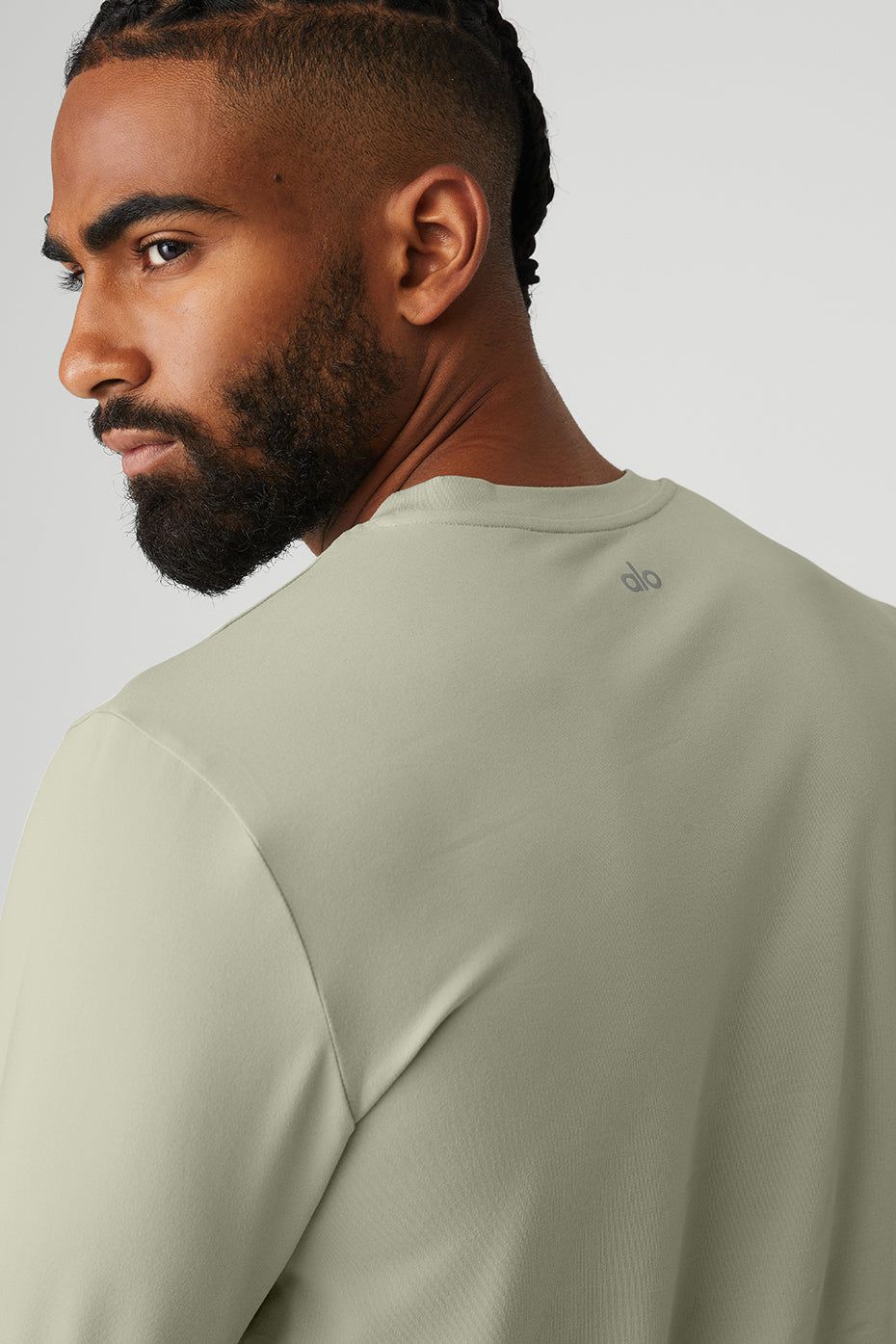 Conquer Reform Crewneck Long Sleeve - Limestone sold by Alo Yoga product image thumbnail 4