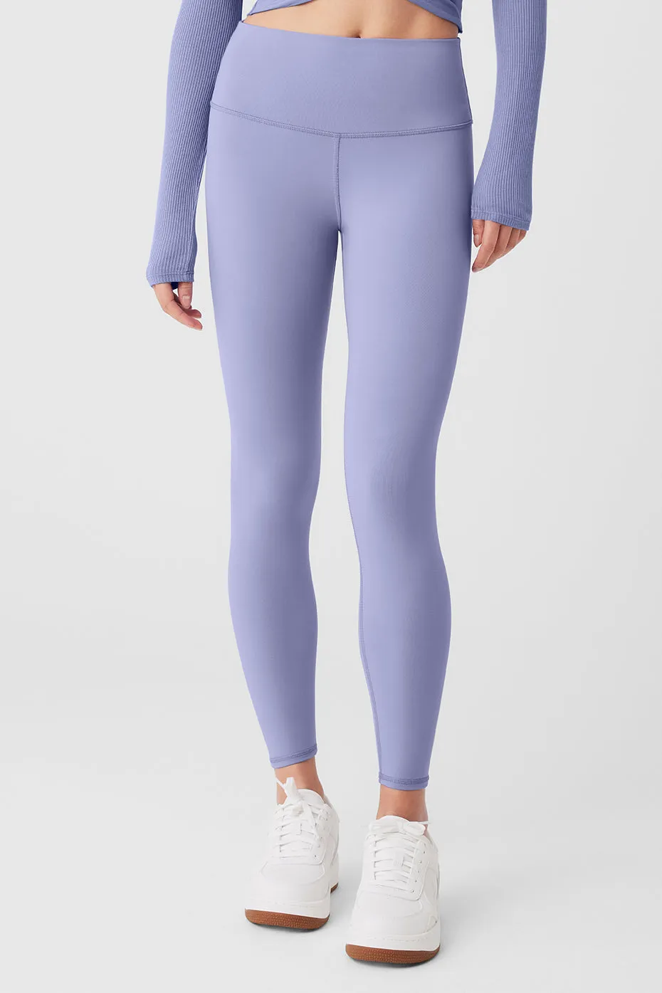 7/8 High-Waist Airbrush Legging - Lilac Blue sold by Alo Yoga