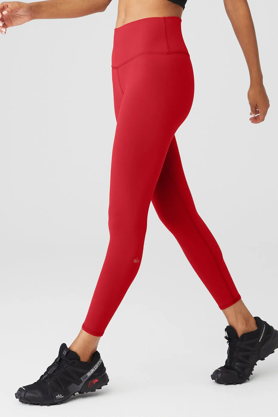 7/8 High-Waist Airbrush Legging - Classic Red sold by Alo Yoga product image thumbnail 3