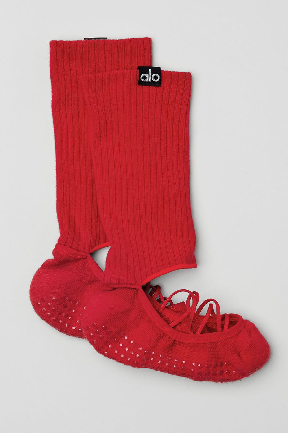 Women's Strappy Siren Grip Sock - Classic Red sold by Alo Yoga product image thumbnail 3