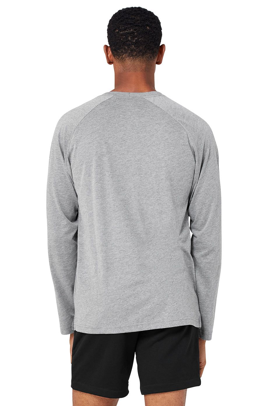 Triumph Long Sleeve Tee - Grey Heather sold by Alo Yoga product image thumbnail 2