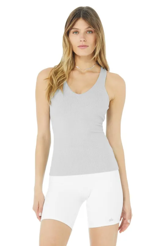 Elevate Tank - Athletic Heather Grey sold by Alo Yoga