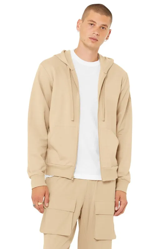 Everyday Full Zip Hoodie - Sand Dune sold by Alo Yoga