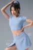 Alosoft Backspin Skirt - Seashell Blue sold by Alo Yoga