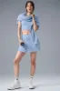 Alosoft Backspin Skirt - Seashell Blue sold by Alo Yoga