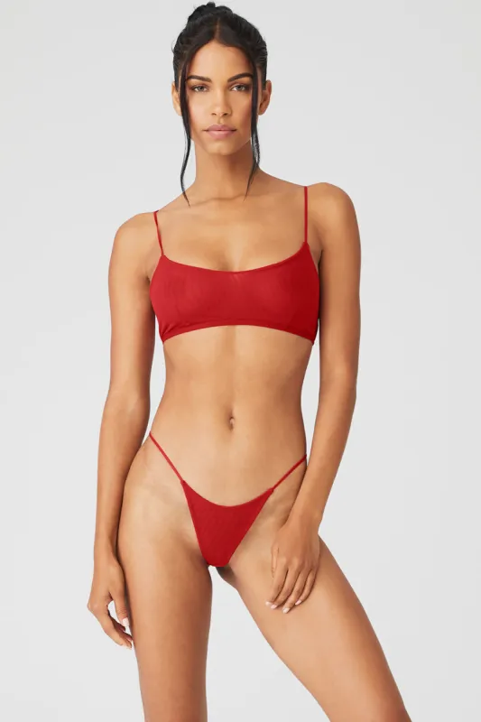 Airmesh Venus Bralette - Classic Red sold by Alo Yoga