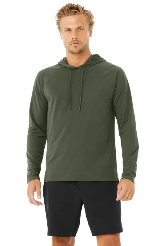 Idol Hooded Runner - Dark Cactus sold by Alo Yoga