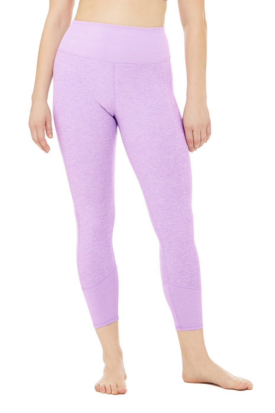 7/8 High-Waist Alosoft Lounge Legging - Ultraviolet Heather sold by Alo Yoga product image thumbnail 4