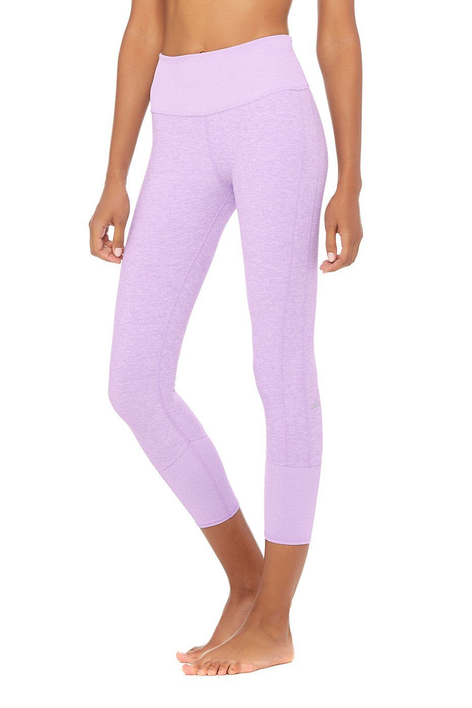 7/8 High-Waist Alosoft Lounge Legging - Ultraviolet Heather sold by Alo Yoga product image thumbnail 2