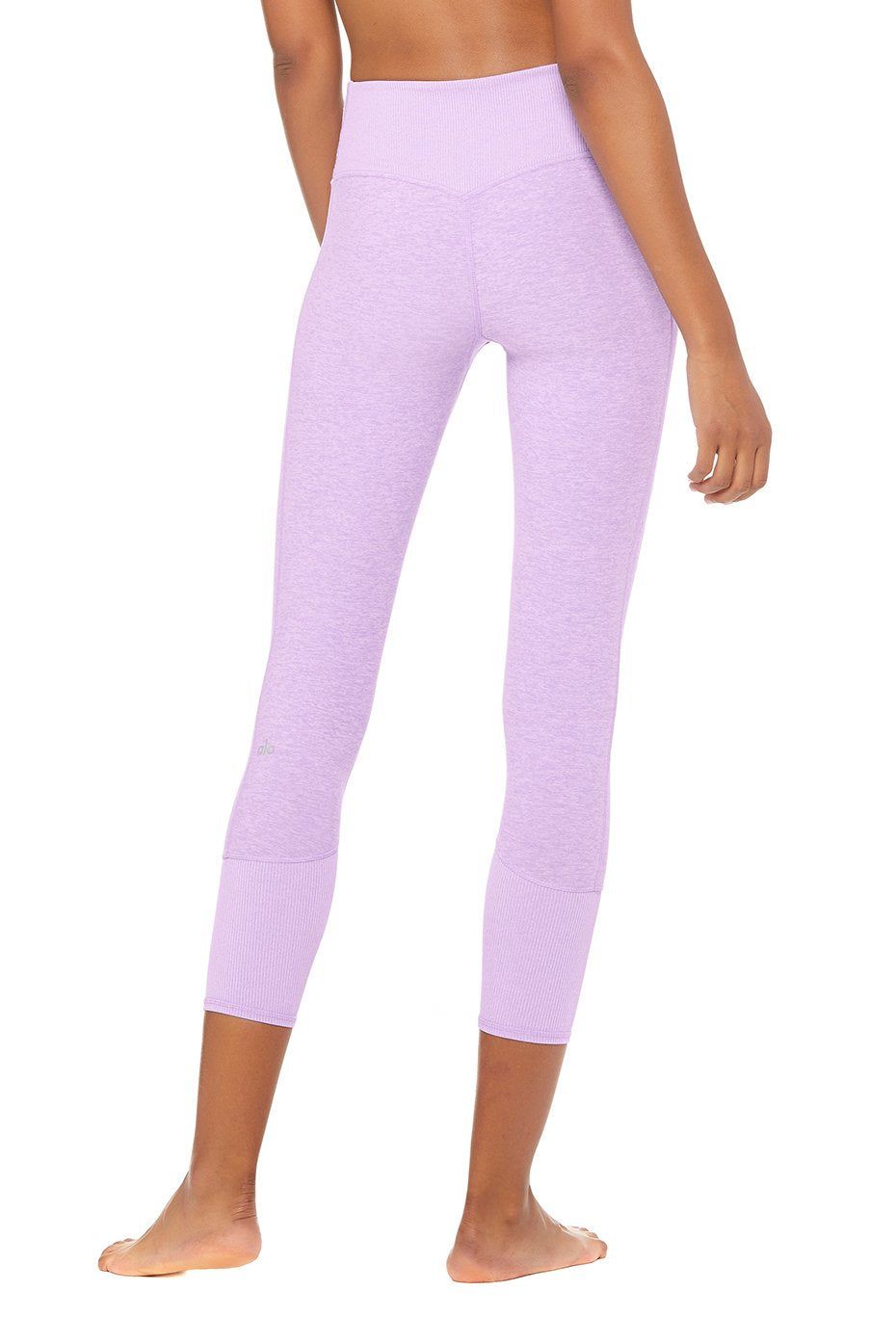 7/8 High-Waist Alosoft Lounge Legging - Ultraviolet Heather sold by Alo Yoga product image thumbnail 3