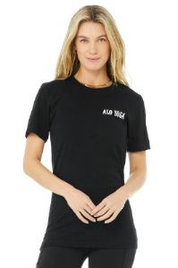 Arbor Short Sleeve - Black sold by Alo Yoga
