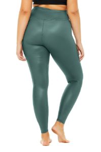 High-Waist Shine Legging - Seagrass Shine sold by Alo Yoga
