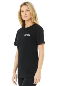 Arbor Short Sleeve - Black sold by Alo Yoga