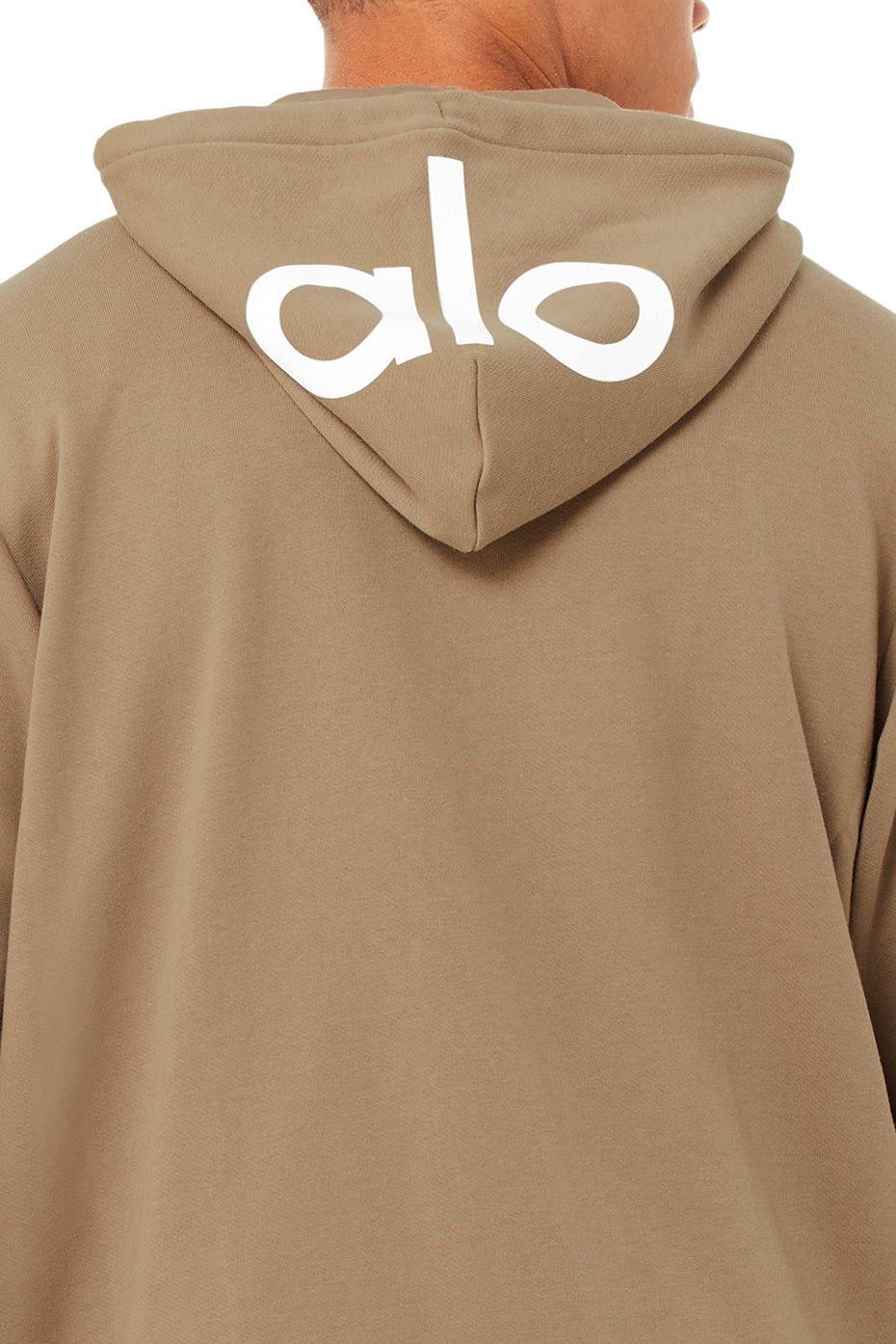 Caliber Zip Hoodie - Gravel/White sold by Alo Yoga product image thumbnail 12