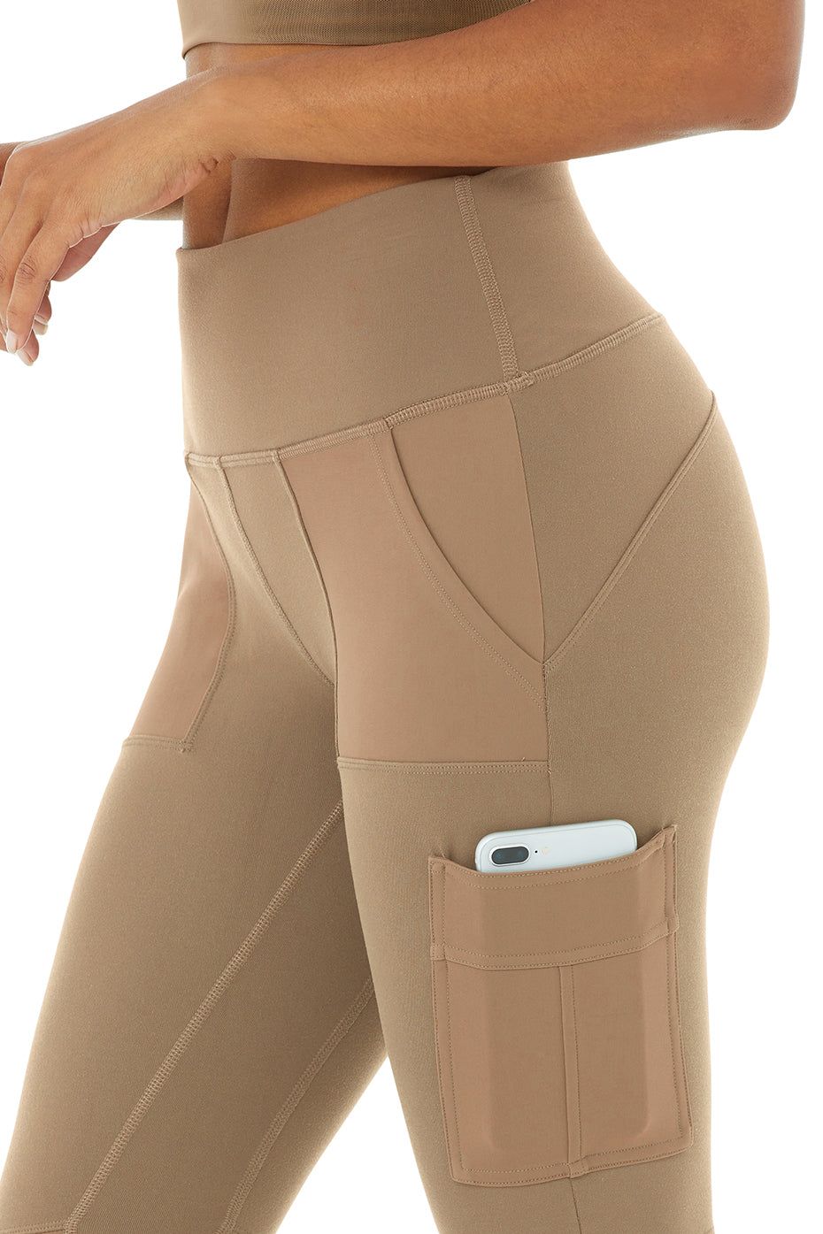 High-Waist Cargo Legging - Gravel sold by Alo Yoga product image thumbnail 4