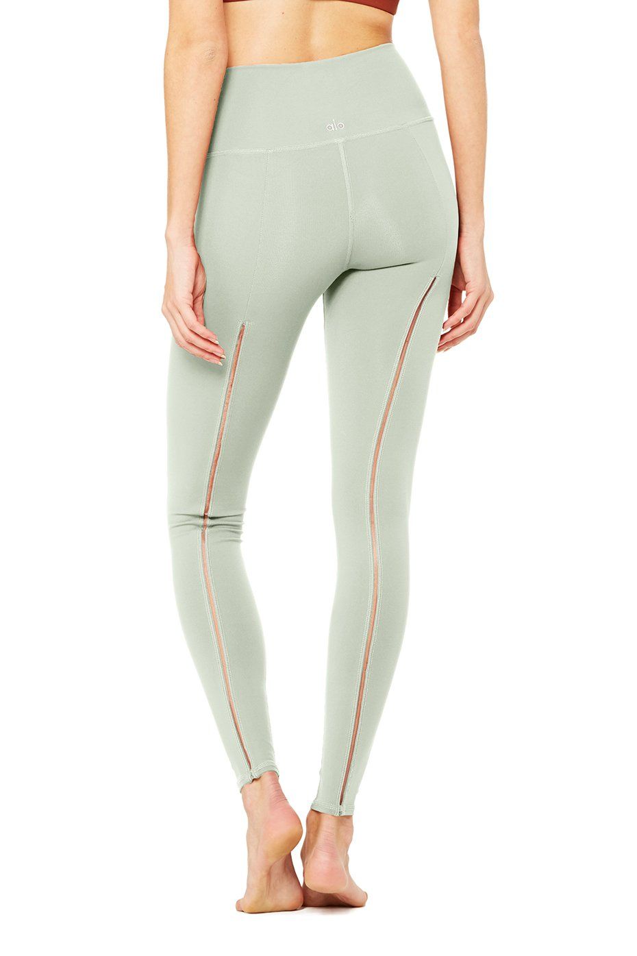 High-Waist Dash Legging - Pistachio sold by Alo Yoga