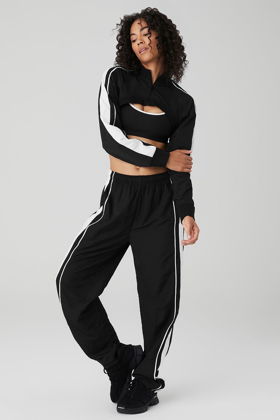 Racetrack Shrug & Racetrack Pant Set sold by Alo Yoga