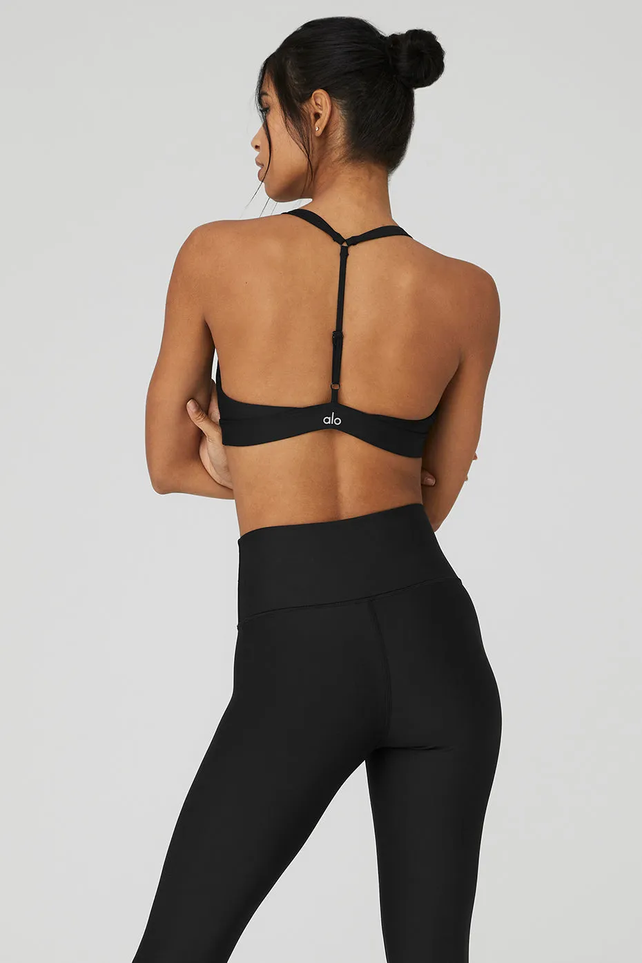 Airlift Layer Up Bra - Black sold by Alo Yoga product image thumbnail 3