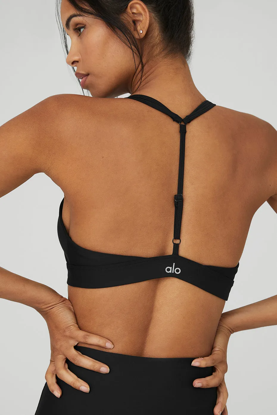 Airlift Layer Up Bra - Black sold by Alo Yoga product image thumbnail 5