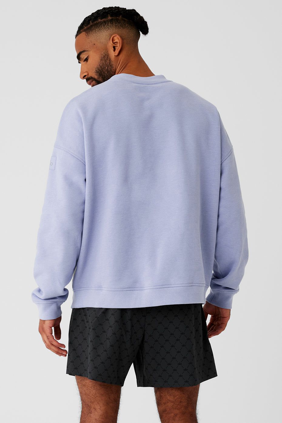 Renown Heavy Weight Crew Neck Pullover - Icy Purple sold by Alo Yoga product image thumbnail 2