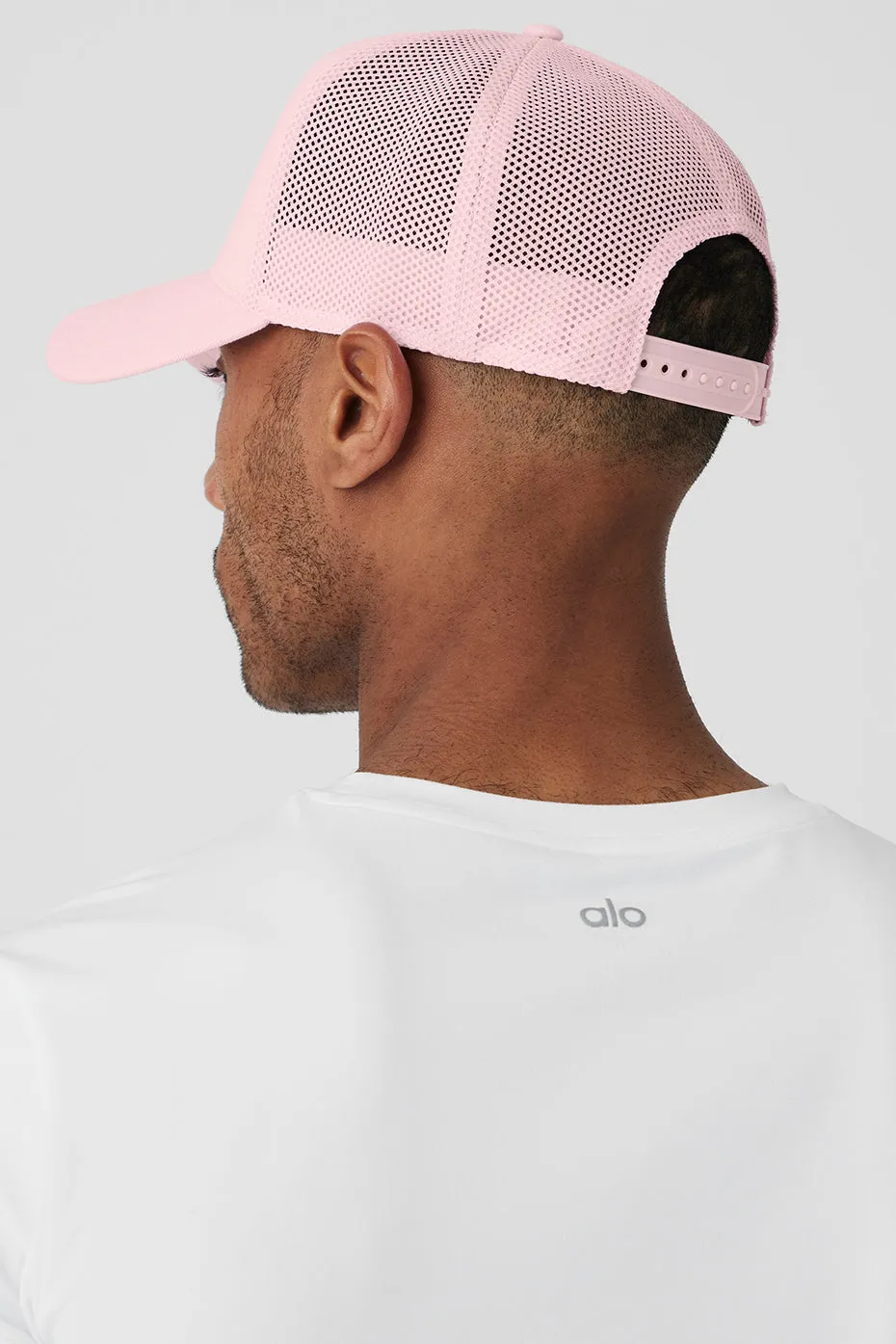 District Trucker Hat - Powder Pink sold by Alo Yoga product image thumbnail 5