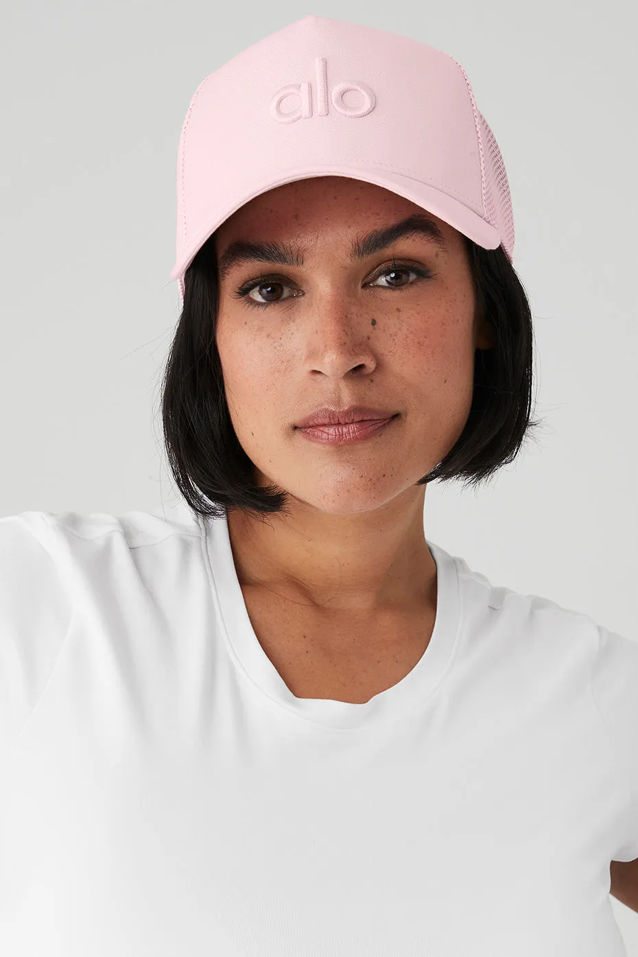 District Trucker Hat - Powder Pink sold by Alo Yoga product image thumbnail 3