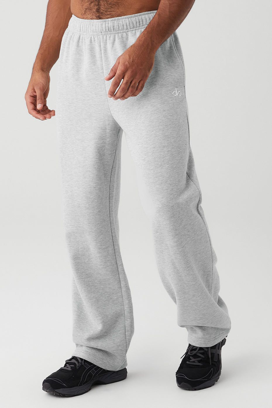 Accolade Straight Leg Sweatpant - Athletic Heather Grey sold by Alo Yoga product image thumbnail 3