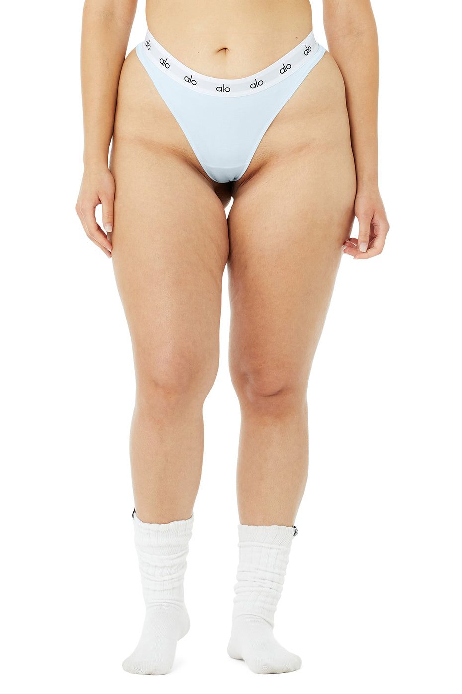 Icon High-Cut Thong - Powder Blue sold by Alo Yoga product image thumbnail 5