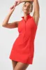Alosoft Carefree 1/2 Zip Dress - Red Hot Summer sold by Alo Yoga
