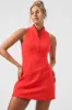 Alosoft Carefree 1/2 Zip Dress - Red Hot Summer sold by Alo Yoga