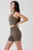 Seamless Ribbed Favorite Bra Tank - Olive Tree sold by Alo Yoga