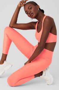 Airlift Advantage Racerback Bra - Candy Orange sold by Alo Yoga