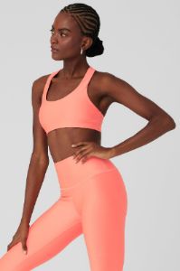 Airlift Advantage Racerback Bra - Candy Orange sold by Alo Yoga