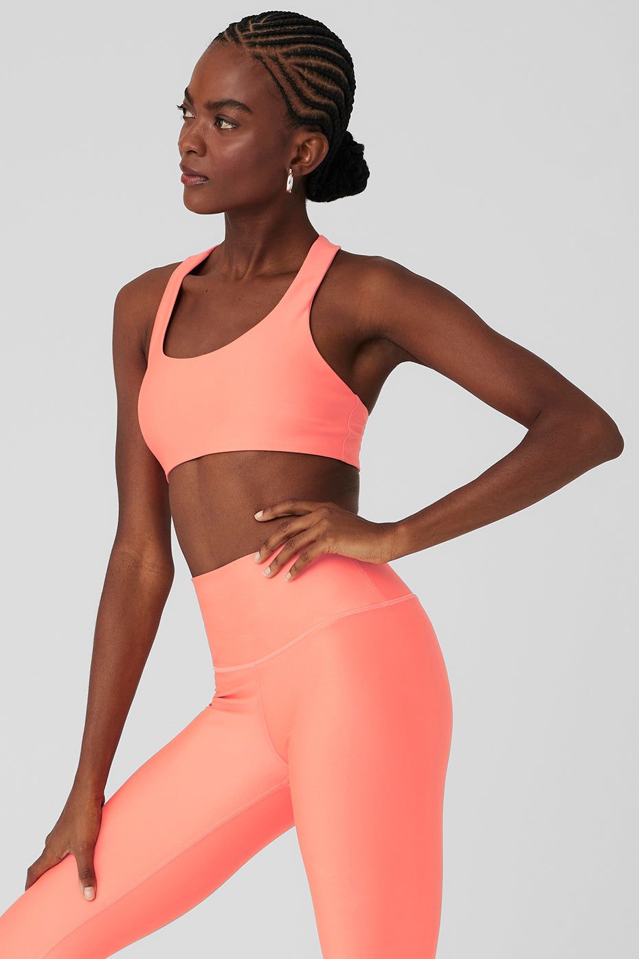 Airlift Advantage Racerback Bra - Candy Orange sold by Alo Yoga product image thumbnail 3