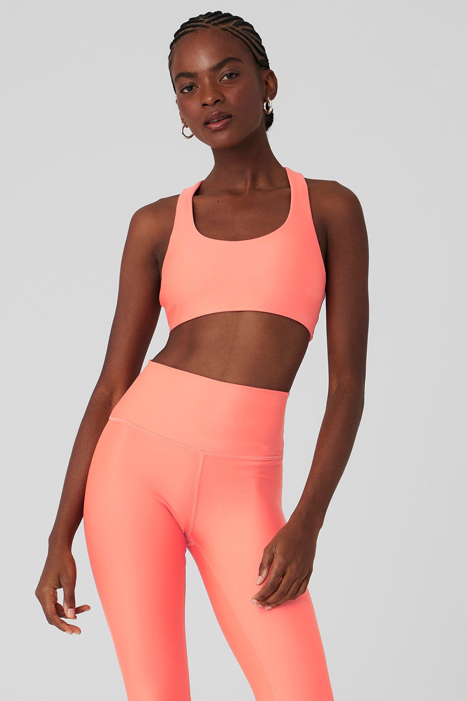 Airlift Advantage Racerback Bra - Candy Orange sold by Alo Yoga