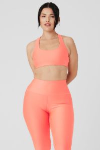 Airlift Advantage Racerback Bra - Candy Orange sold by Alo Yoga