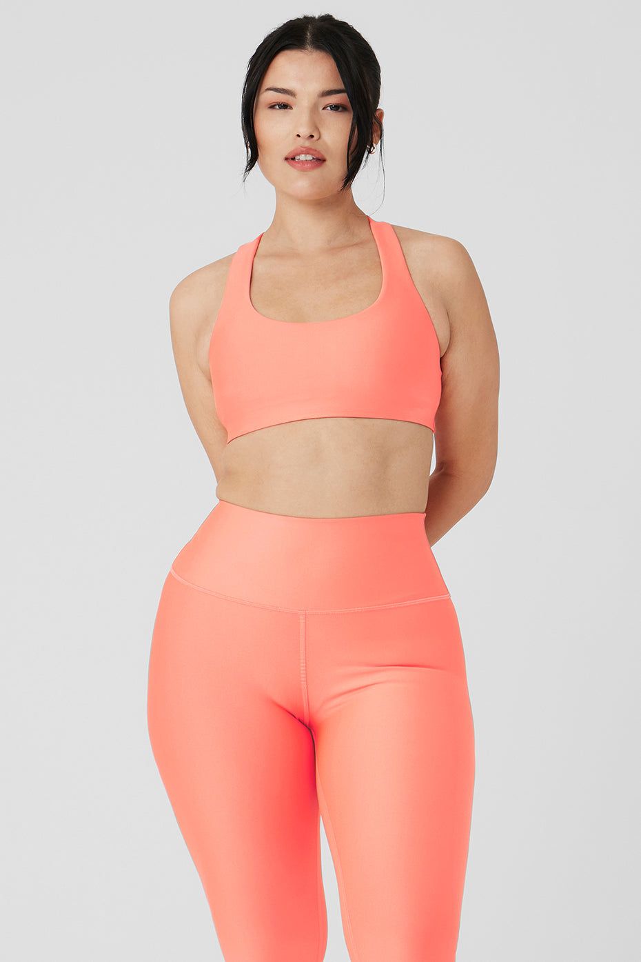 Airlift Advantage Racerback Bra - Candy Orange sold by Alo Yoga product image thumbnail 5