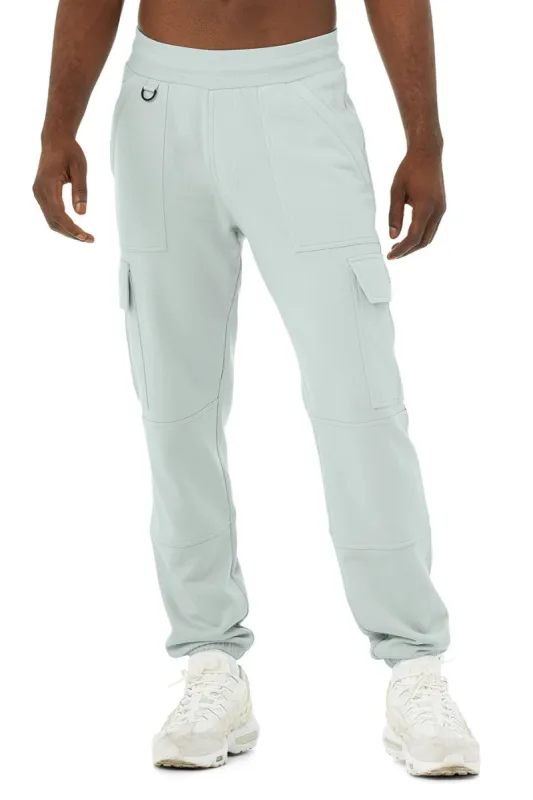 Highline Cargo Sweatpant - Chalk Blue sold by Alo Yoga